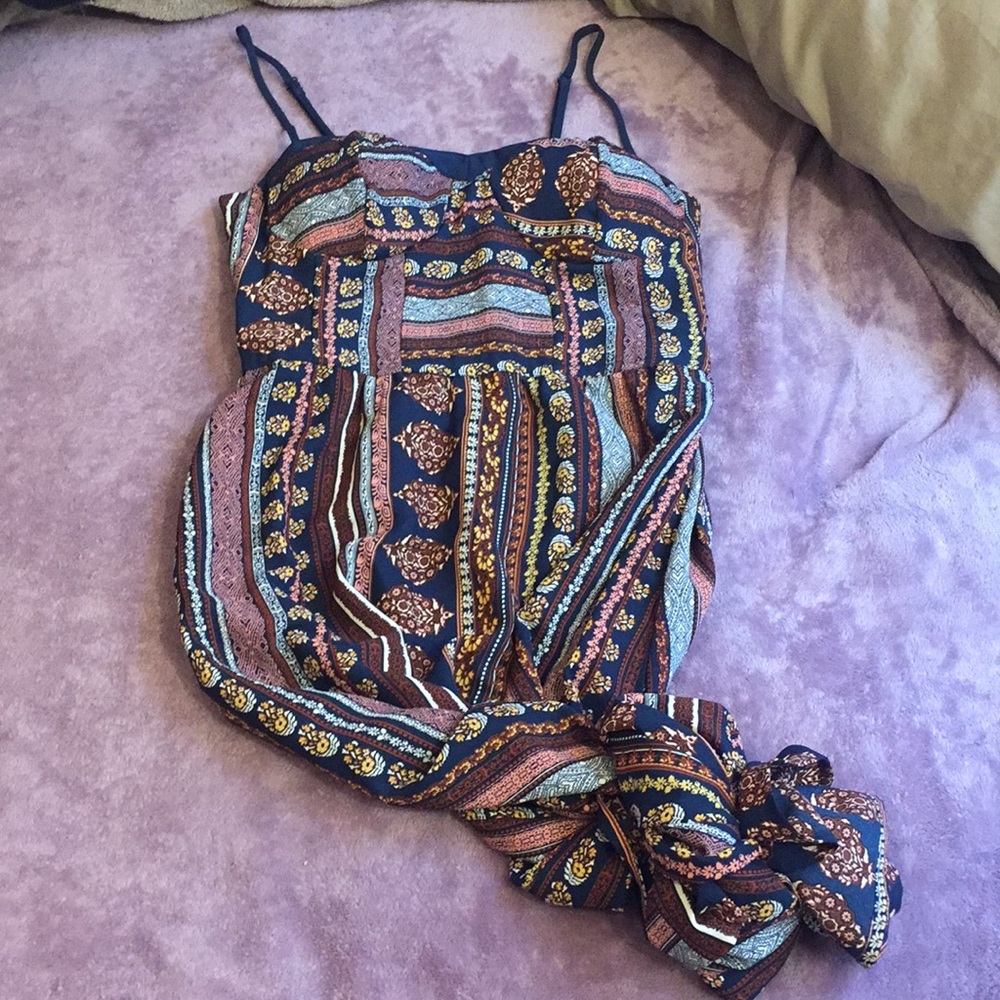 Long summer printed dress